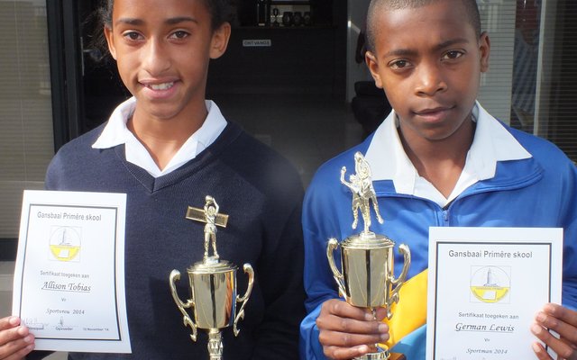 Sportvrou en Sportman van die Jaar: Allison Tobias en German Lewis